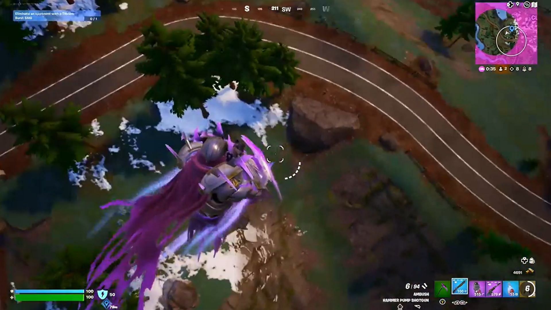 Fortnite player launches surprise attack from above using Teenage Mutant Ninja Turtle Mythic, community lauds their flawless Victory Royale