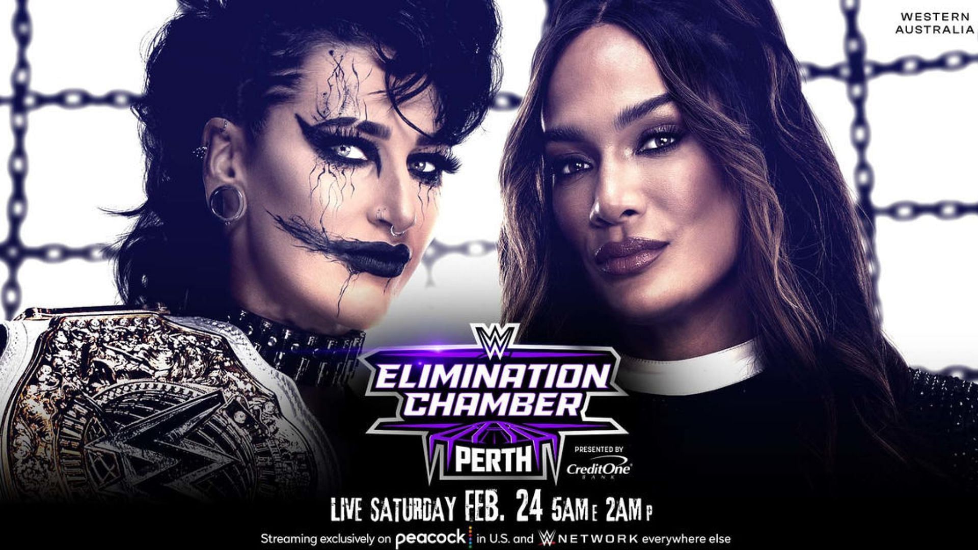 Rhea Ripley heads to her home country at Elimination Chamber 2024