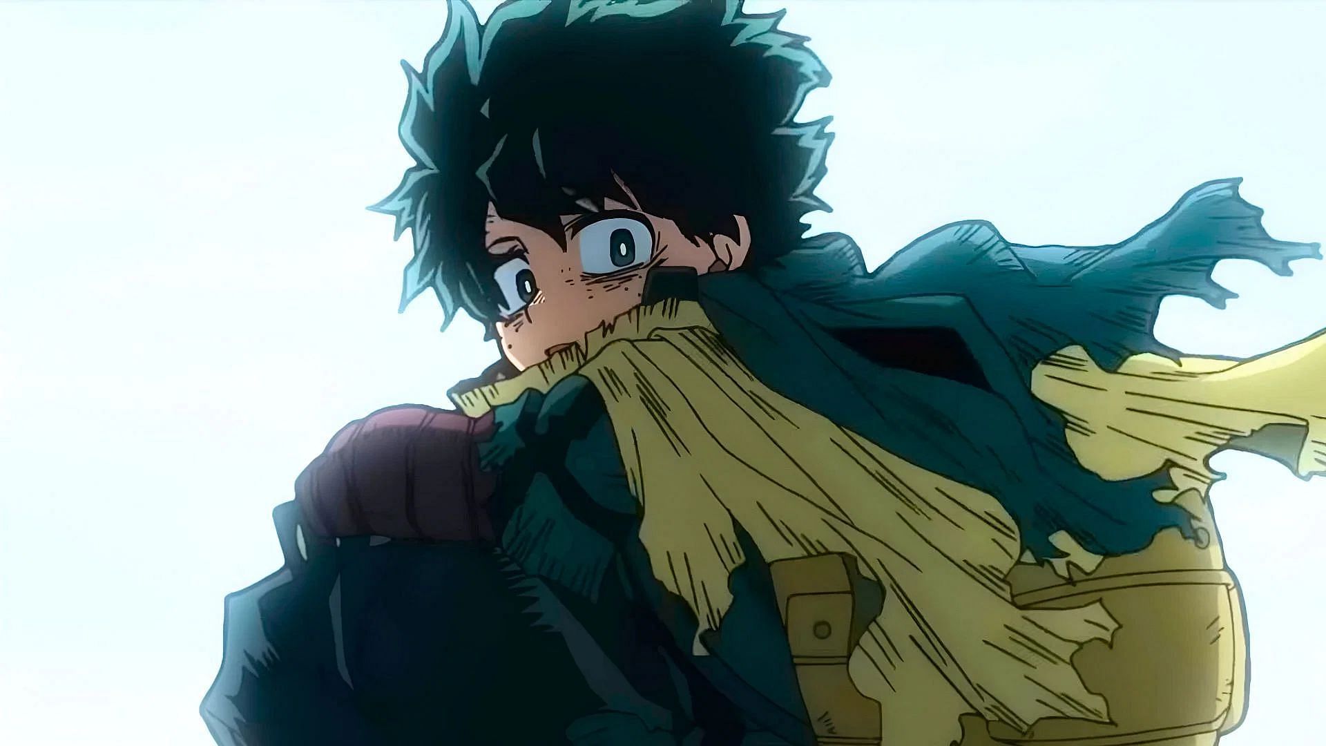 Deku as seen in the My Hero Academia anime (image via Studio Bones)