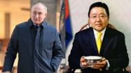 The former president of Mongolia recently mocked Putin in a post on X (Image via X / @Kremlinrussia / Facebook / Elbegdorj Tsakhia)