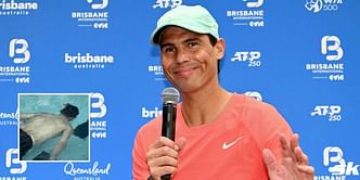WATCH: Rafael Nadal shows off his underwater swimming skills, holds his breath for entire lap of pool
