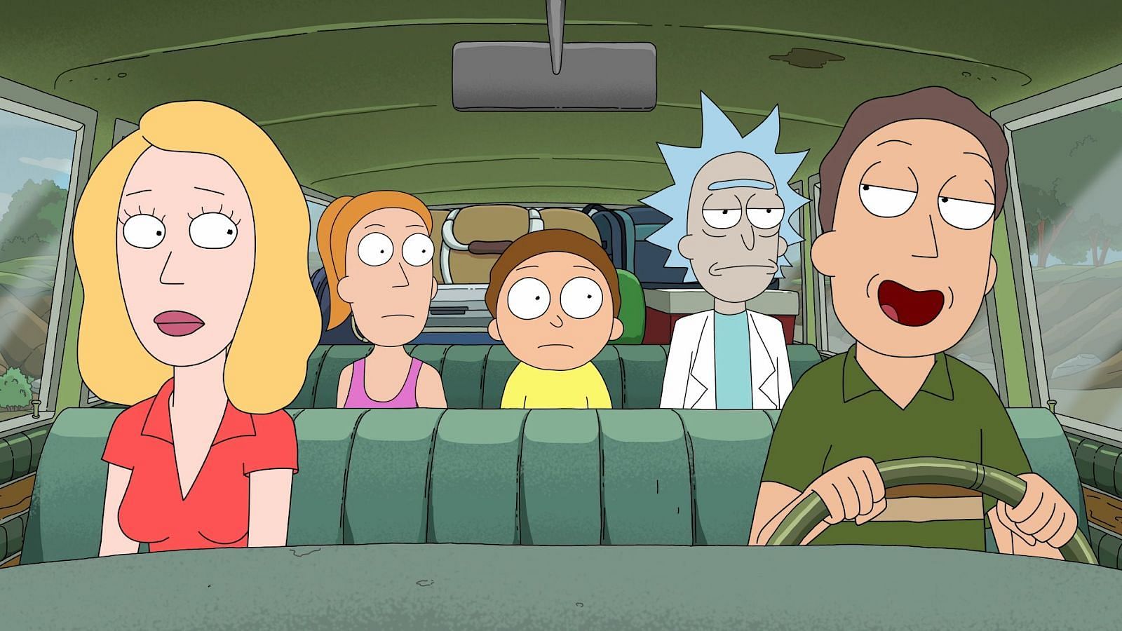 The cast of Rick and Morty