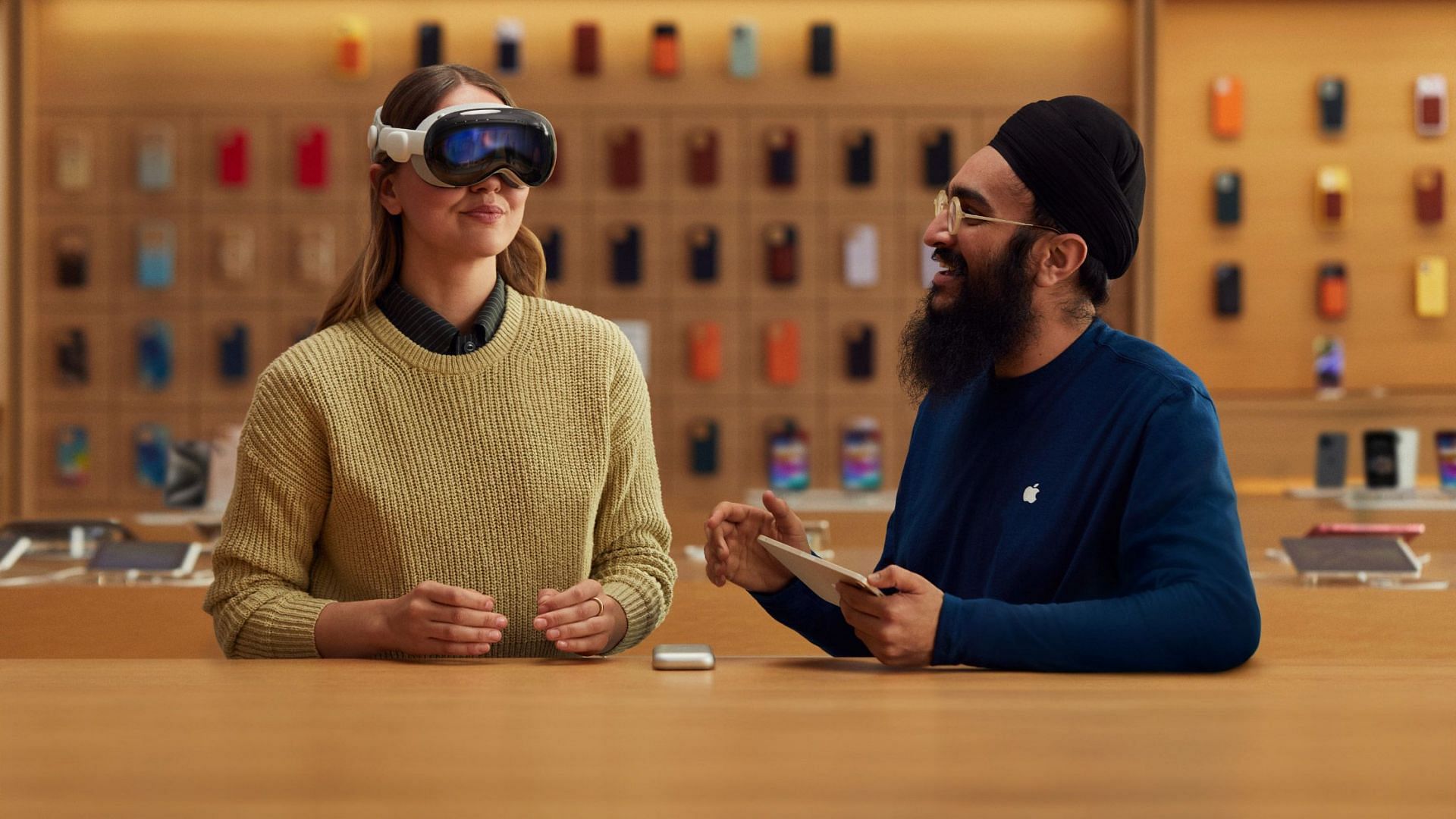 Apple Vision Pro demo appointments can now be booked online (Image via AppleTrack/X)