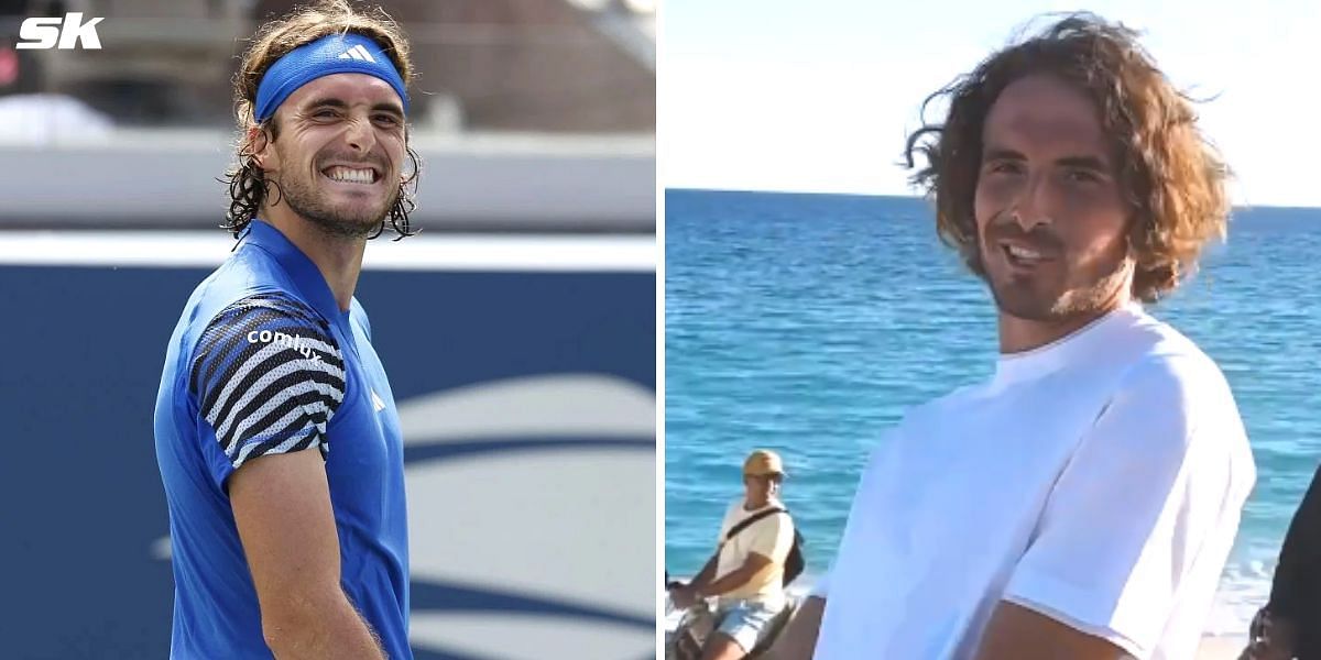 Stefanos Tsitsipas enjoys a horse ride in Mexico(R)