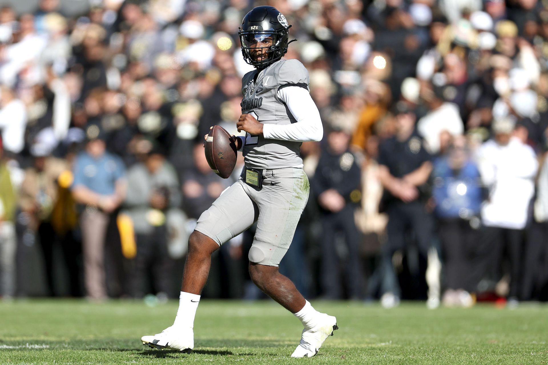 Quarterback Shedeur Sanders #2 of the Colorado Buffaloes