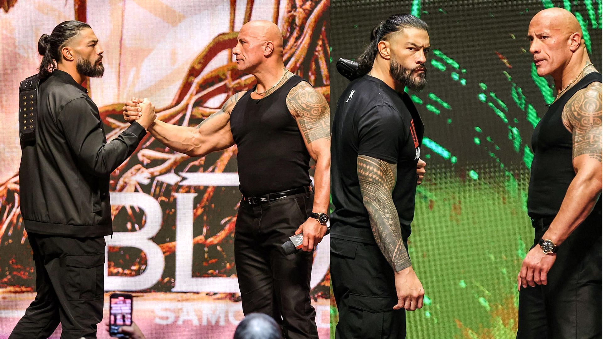 WWE सुपरस्टार रोमन रेंस और द रॉक के बीच में WrestleMania में मुकाबला हो सकता है 