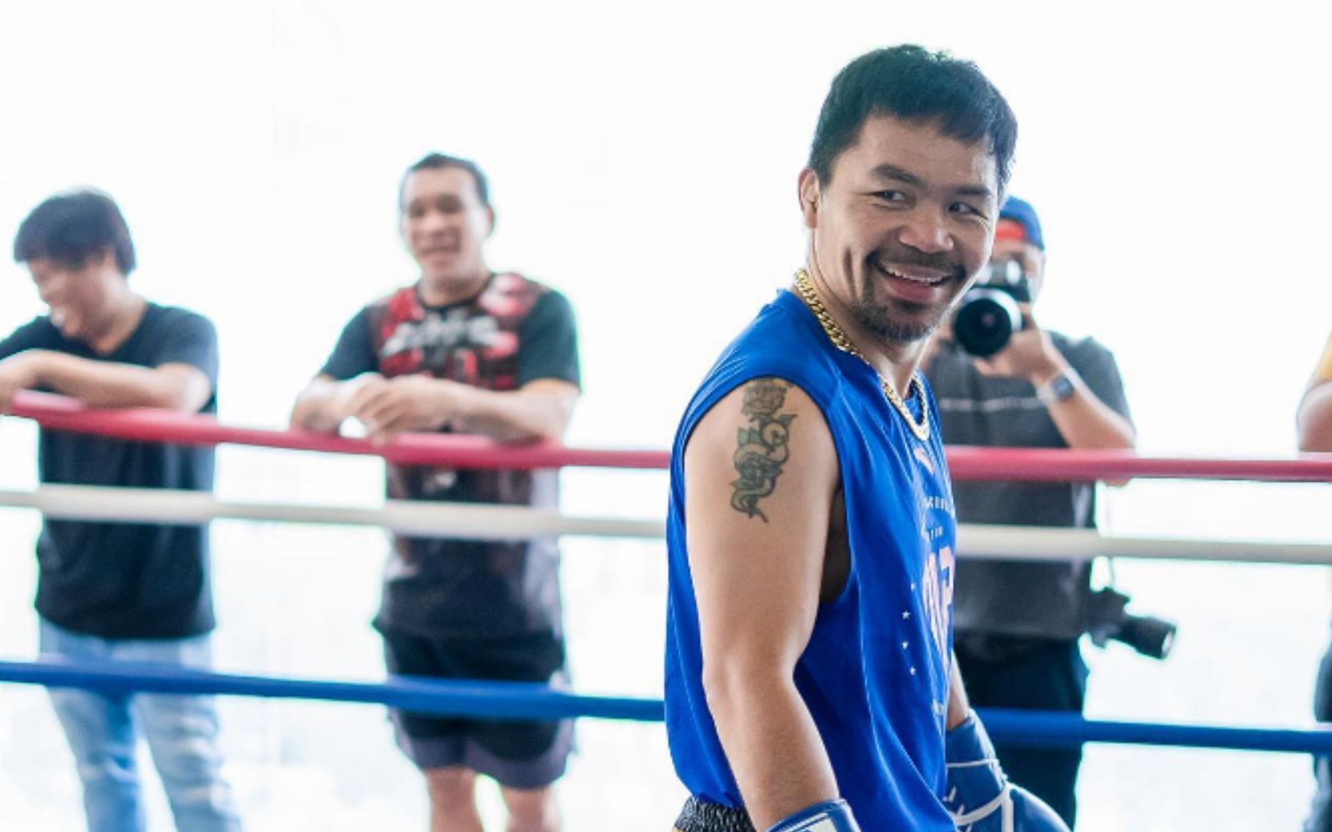 Manny Pacquiao is set to return to the ring this year. [Image via @mannypacquiao on Instagram]