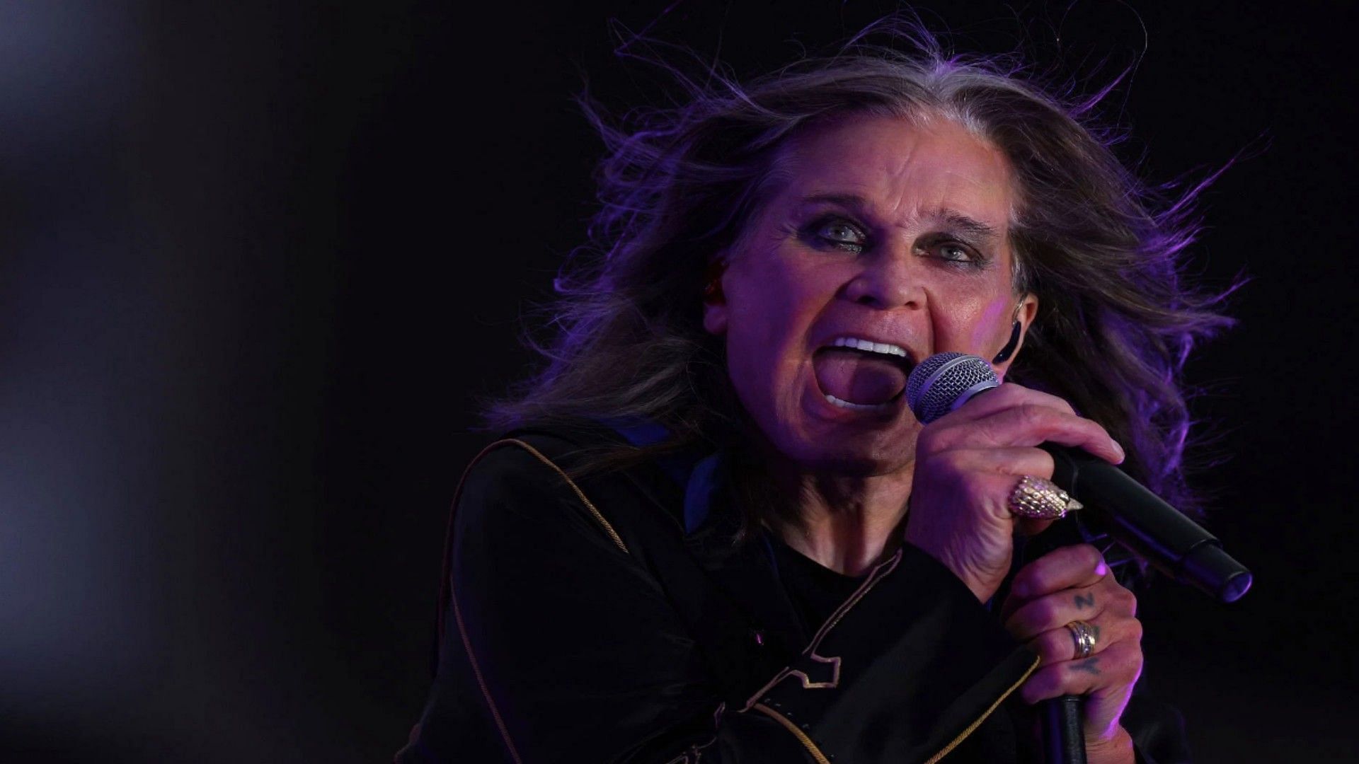  Ozzy Osbourne performs during half-time of the 2022 NFL season (Photo by Harry How/Getty Images)