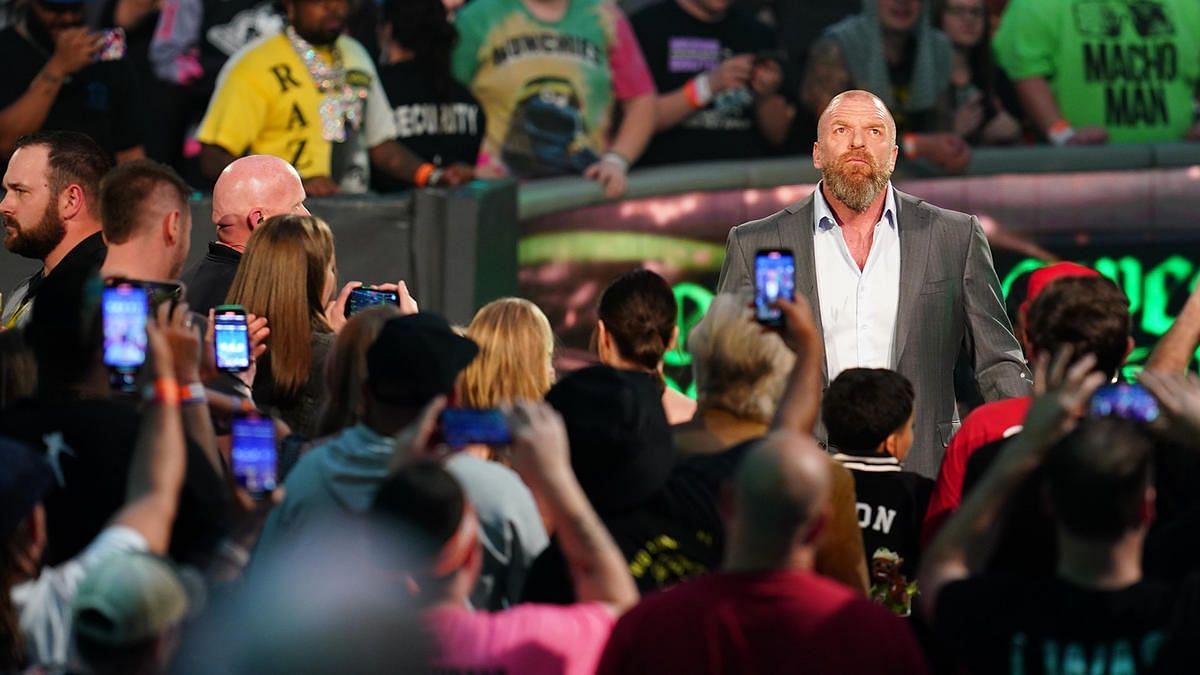 Triple H on the day he retired from wrestling