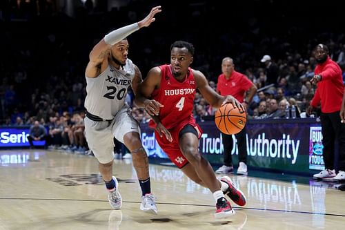 Houston's LJ Cryer looks to score and lead the Cougars to the NCAA title.