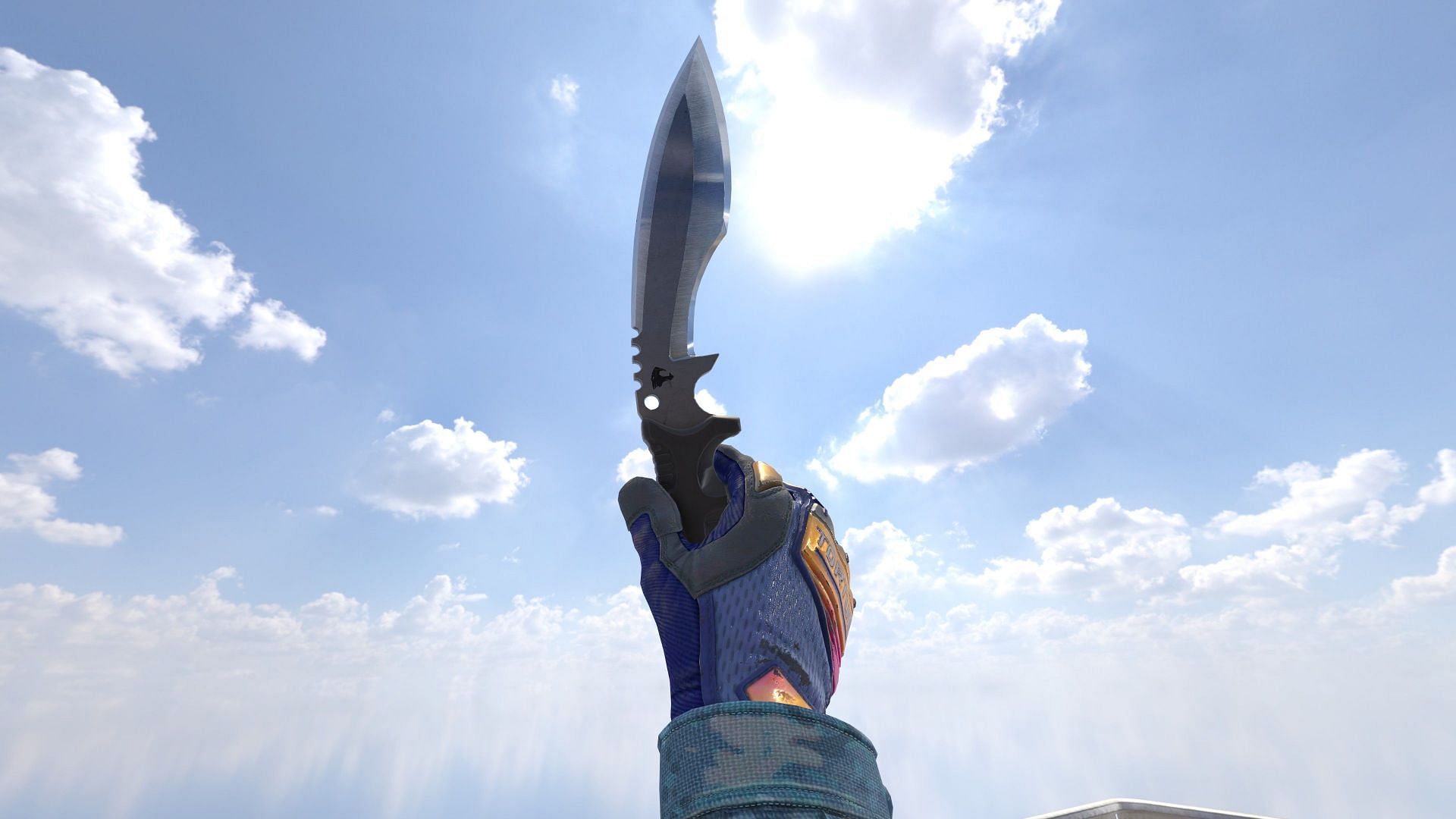 New knife in Counter-Strike 2 (Image via Valve and X/@Jackyesports)