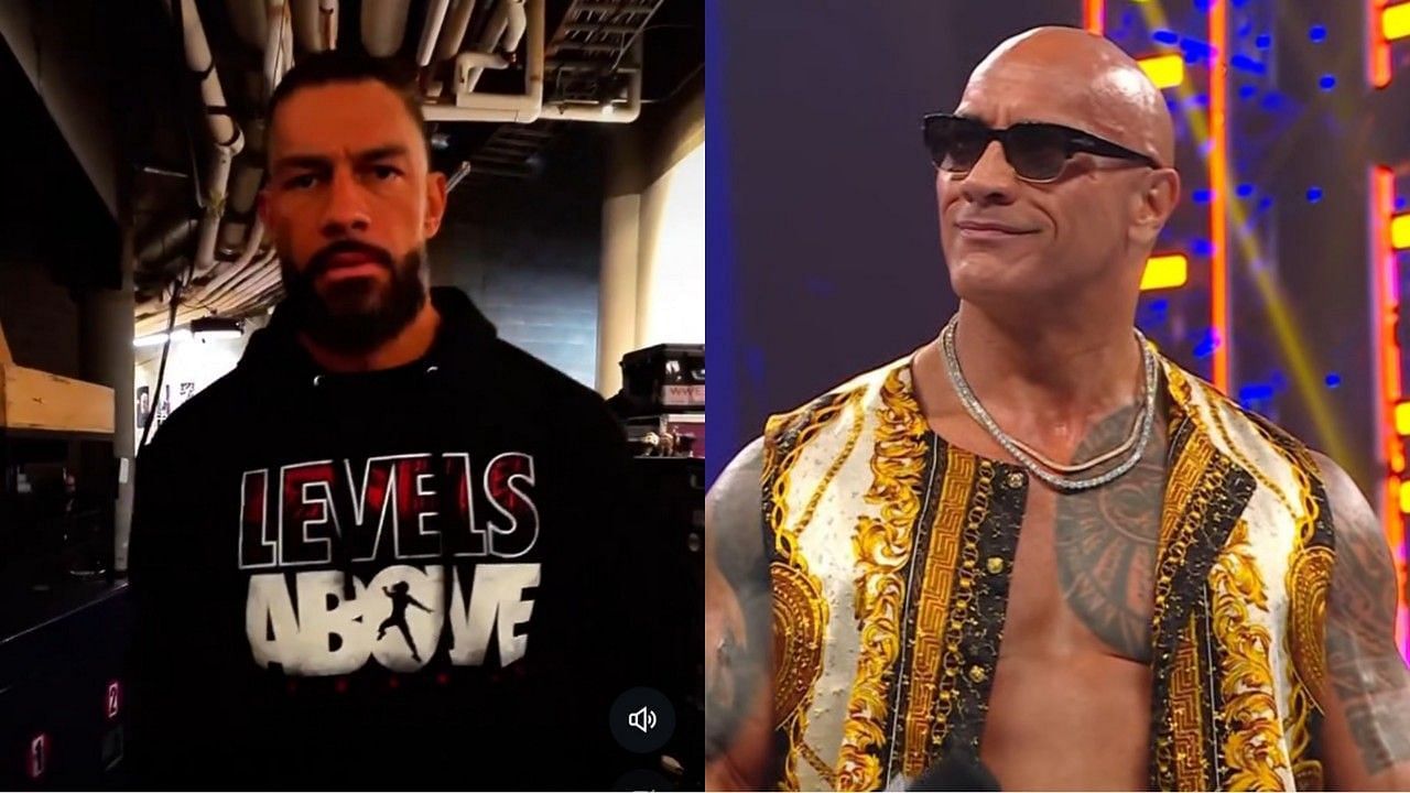 WWE सुपरस्टार्स रोमन रेंस और द रॉक 