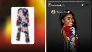 Dwyane Wade's wife Gabrielle Union nails exclusive Burberry Spring-Summer 2024 fit by Daniel Lee
