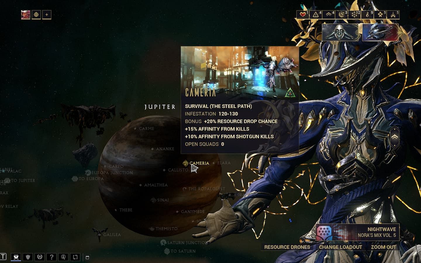 Cameria is the best node to farm Neural Sensors (Image via Digital Extremes)