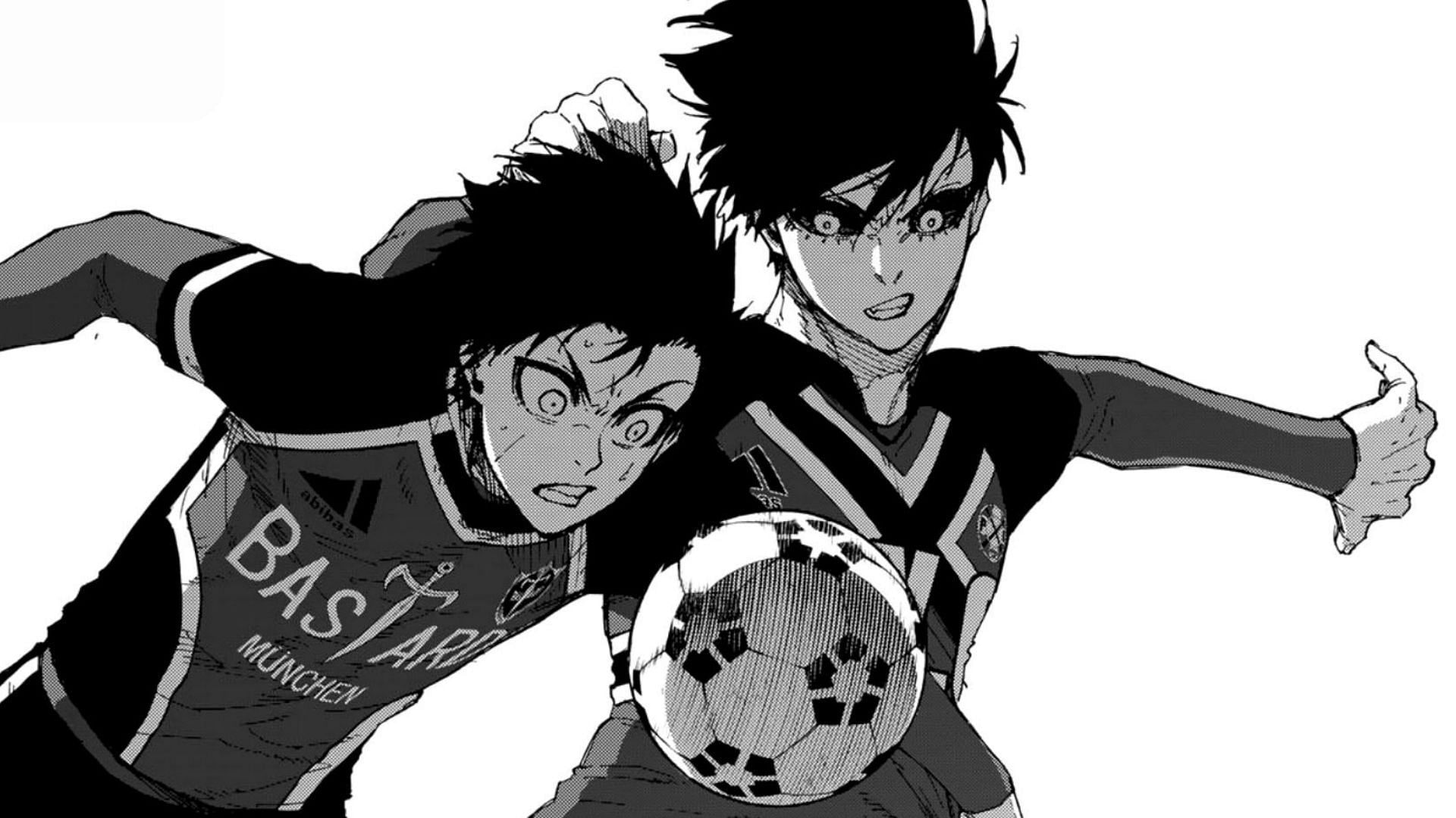 Isagi and Rin as seen in the Blue Lock manga (Image via Kodansha)