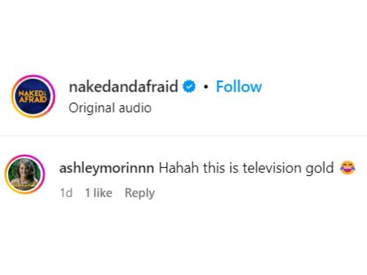 Fans react to Naked and Afraid season 17 episode 2 (Image via Instagram/@nakedandafraid)