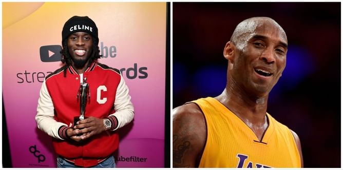 "Kai Cenat got robbed in broad daylight" - NBA fans troll Twitch streamer for buying alleged Kobe Bryant gifted ball from Taiwanese fan