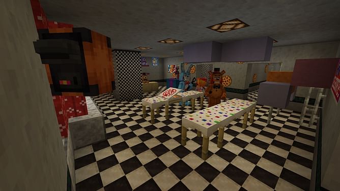 How to play the Five Nights At Freddy's mod in Minecraft