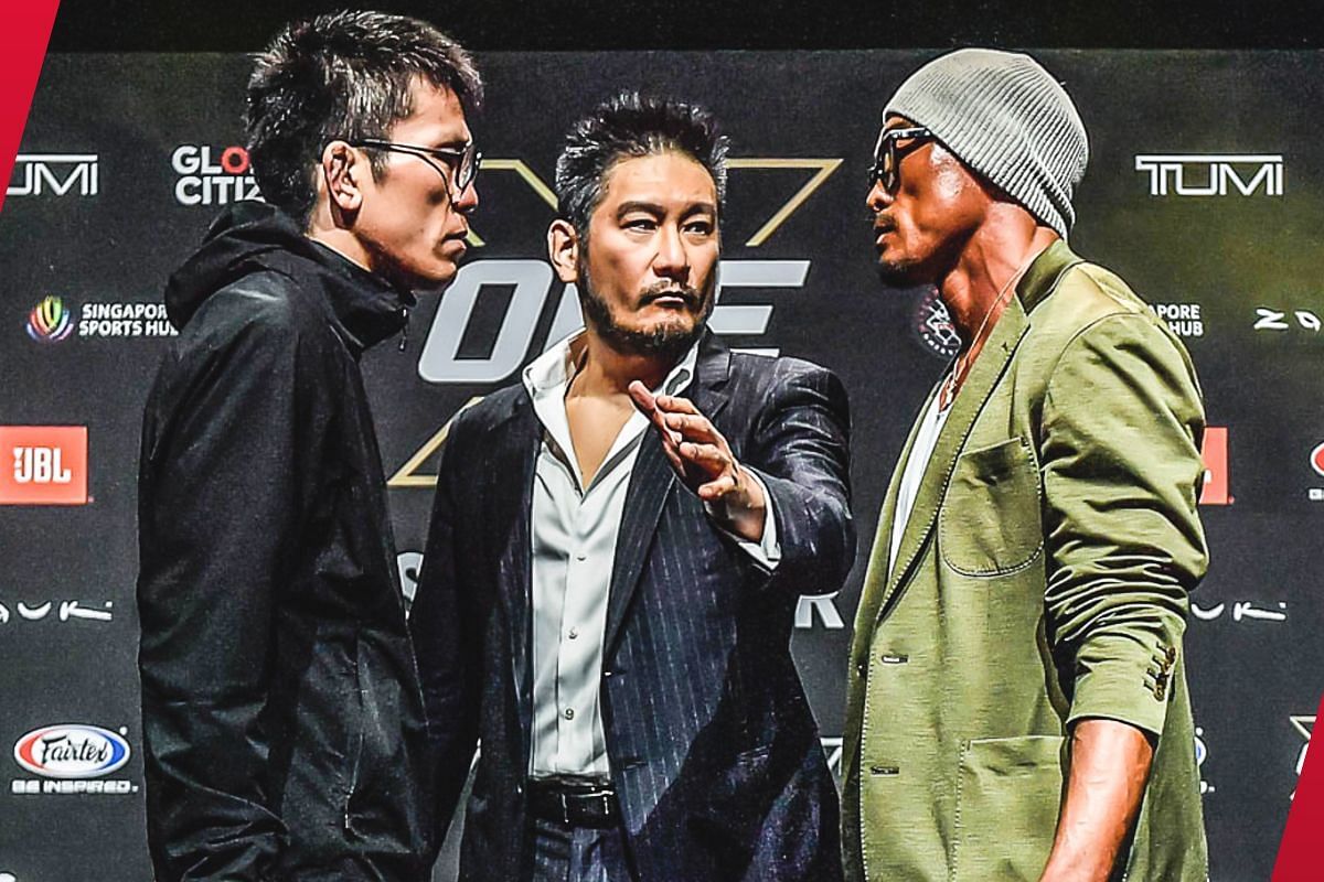 Shinya Aoki and Yoshihiro Akiyama [Photo via: ONE Championship]