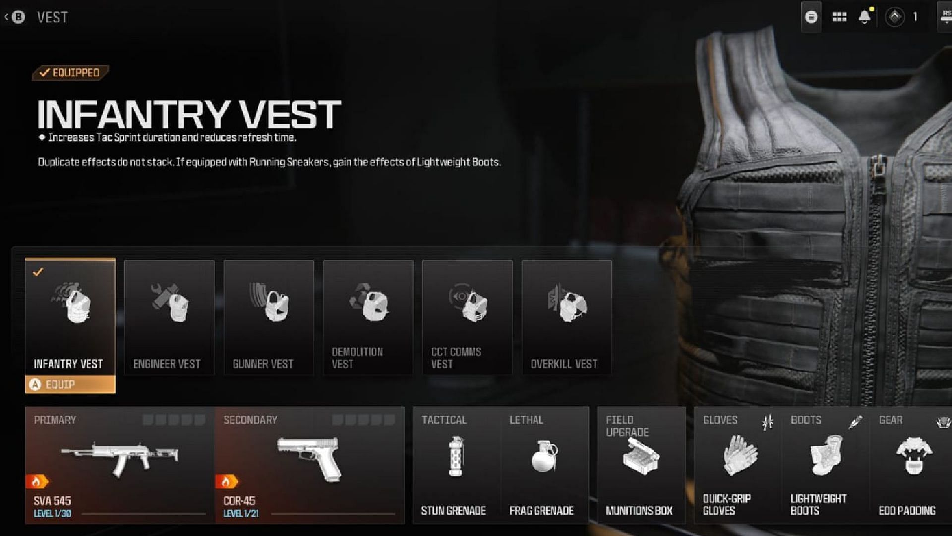 Infantry Vest (Image via Activision)