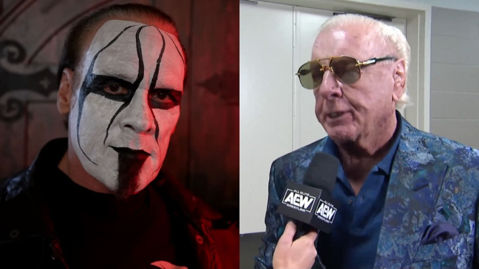 Sting (left) and Ric Flair (right) [Image courtesy: AEW YouTube and X handles]