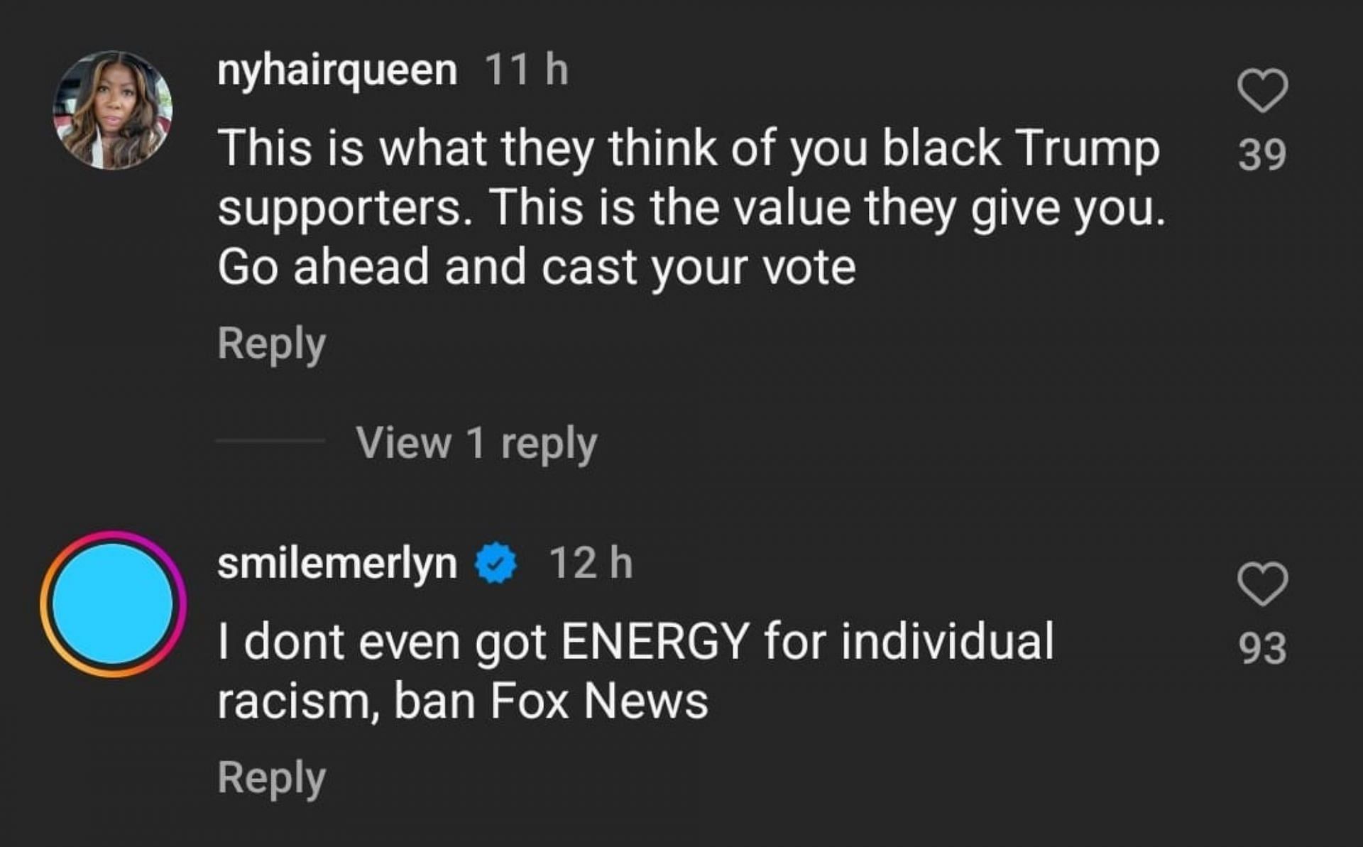 Netizens find Fox News journalist&rsquo;s opinions on Black voters appalling (Image via Instagram)