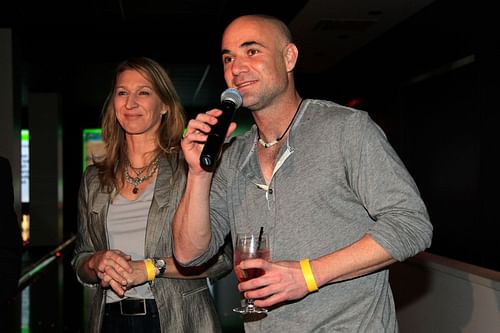 Andre Agassi and Steffi Graf