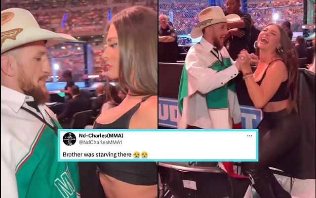 UFC Mexico City: “Brother was starving there” - Merab Dvalishvili's impromptu face-off with Instagram model at UFC Mexico City sparks wild reactions on social media