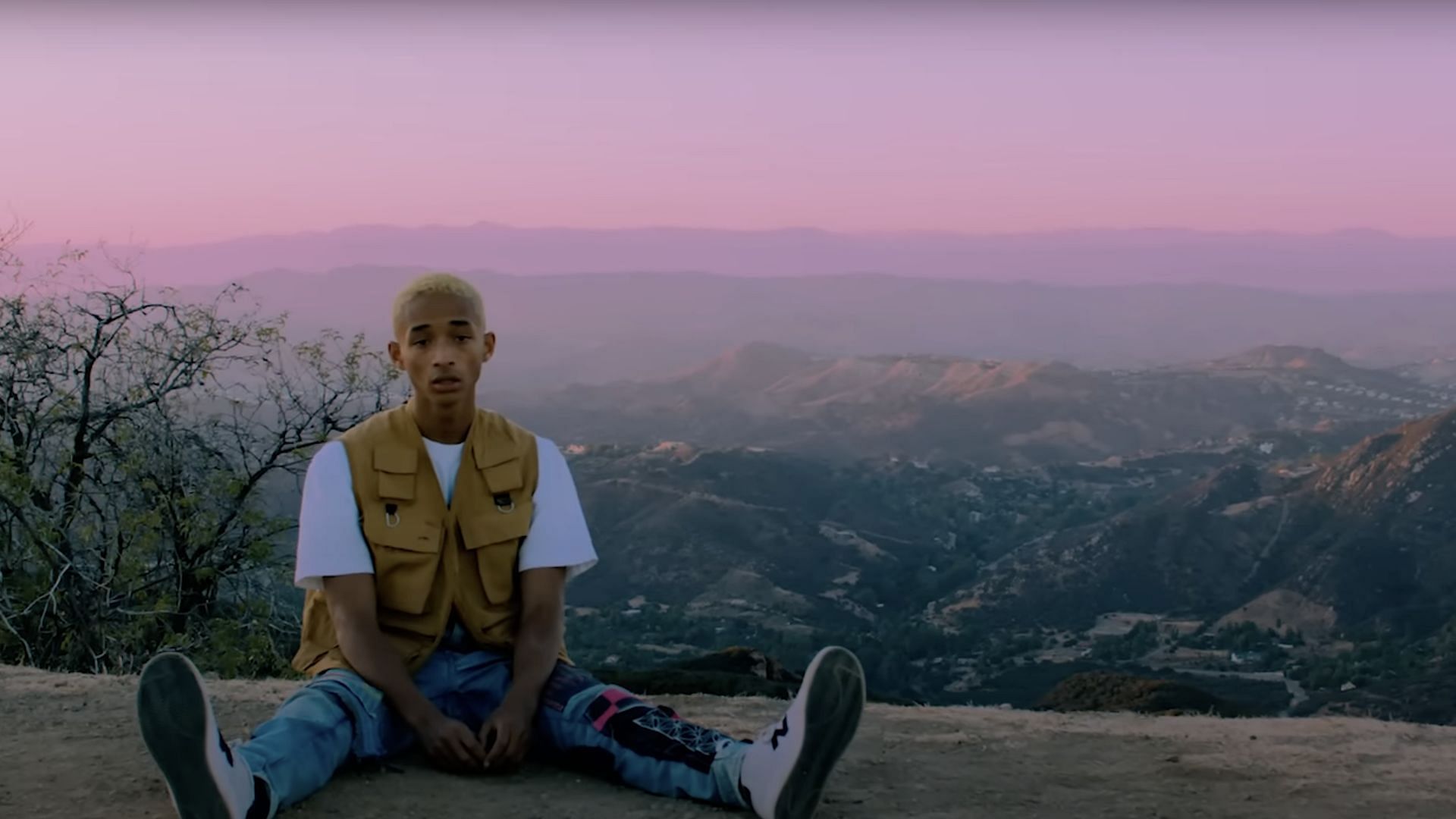Jaden Smith in the music video for 