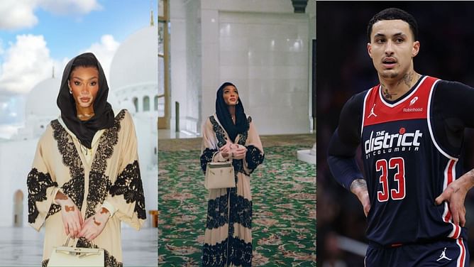 Kyle Kuzma's girlfriend Winnie Harlow seen in Abu Dhabi with $8,690 Versace & Dolce Gabbana ensemble