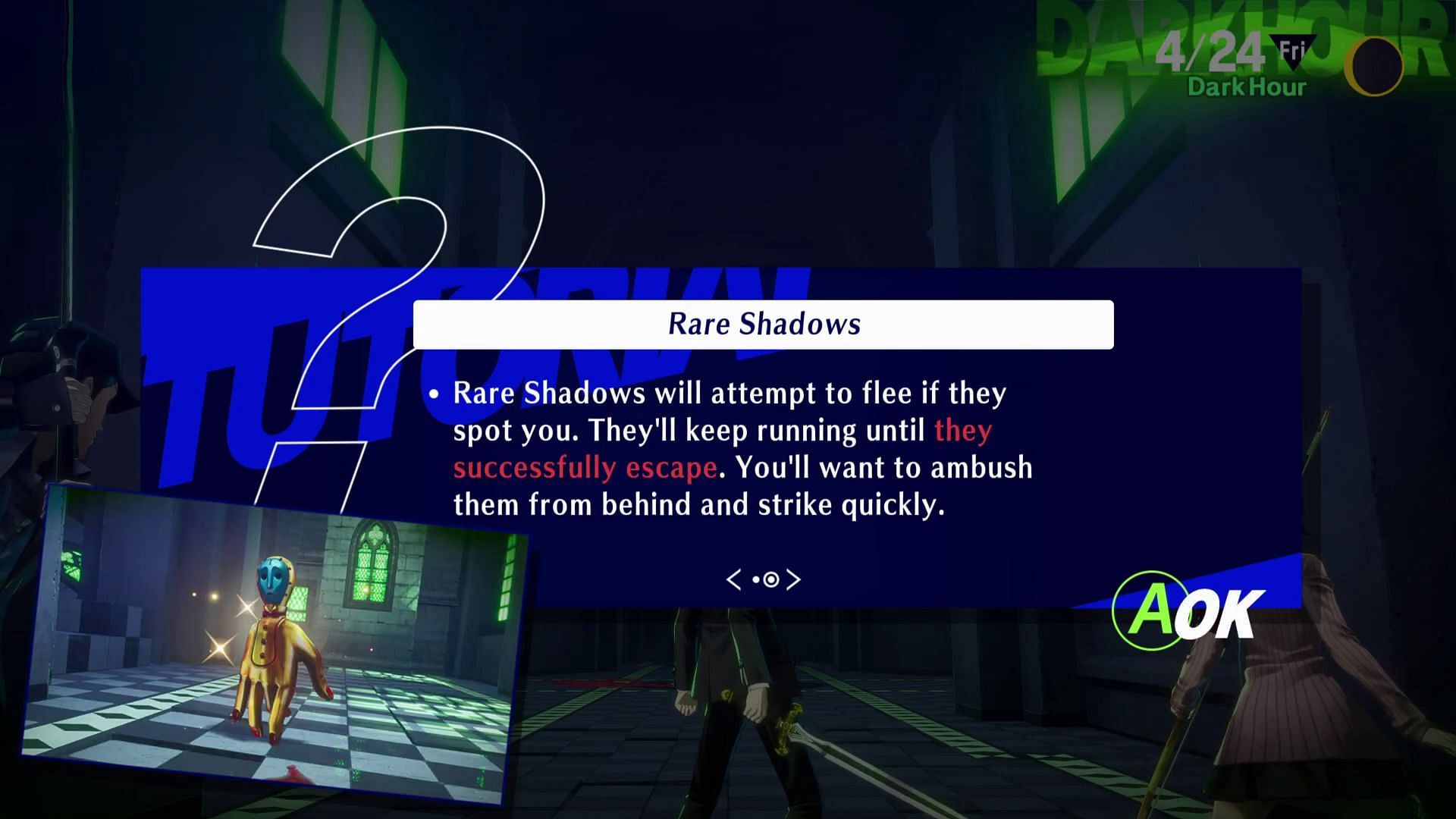 Coming across rare Hand shadows in Persona 3 Reload (Image via Atlus)