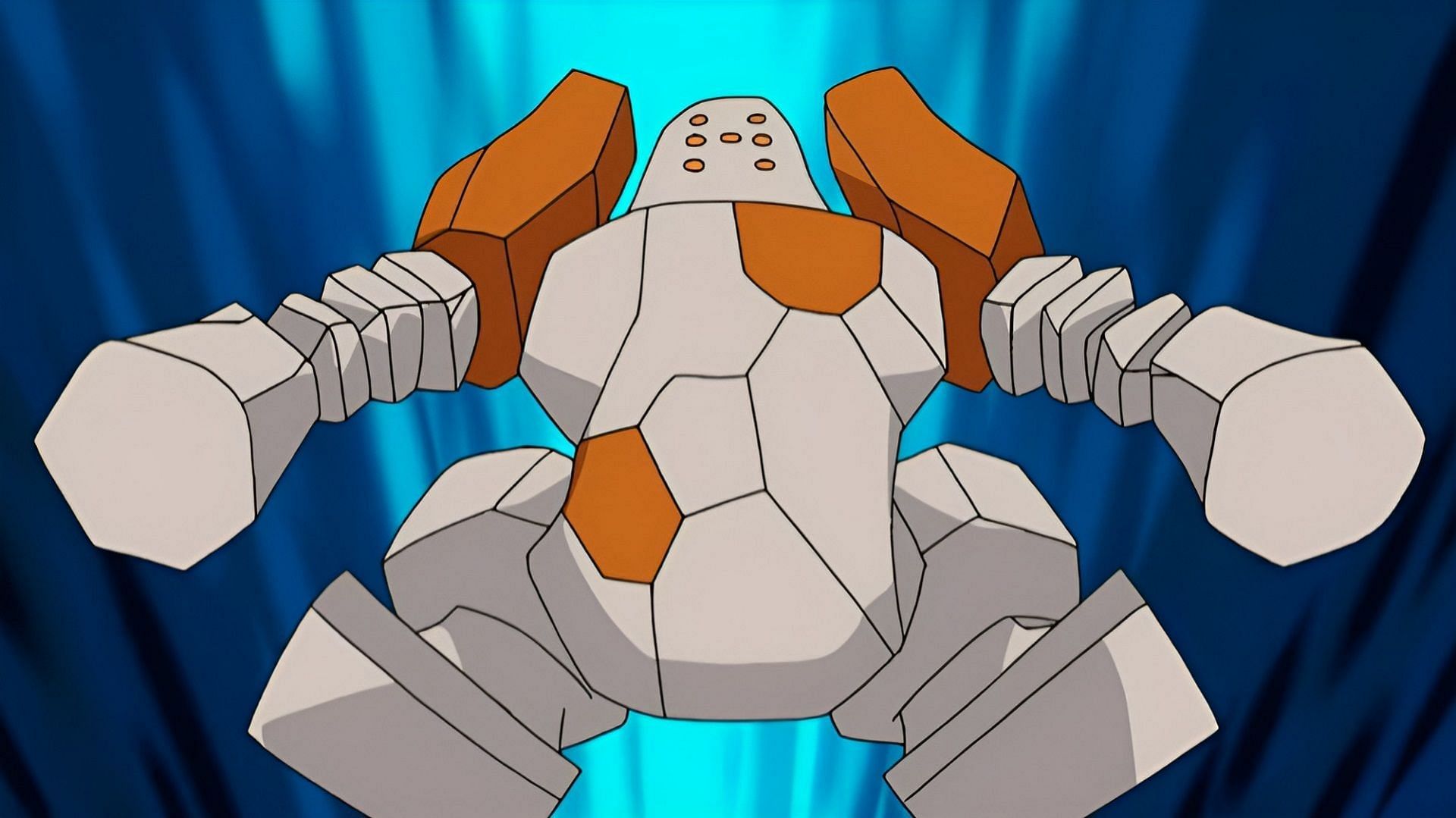 Regirock in the anime (Image via The Pokemon Company)