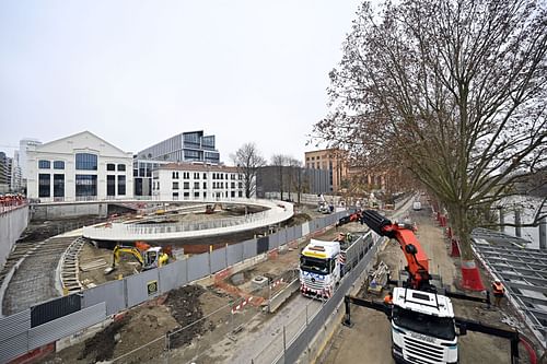 A glimpse of the Paris 2024 Village.