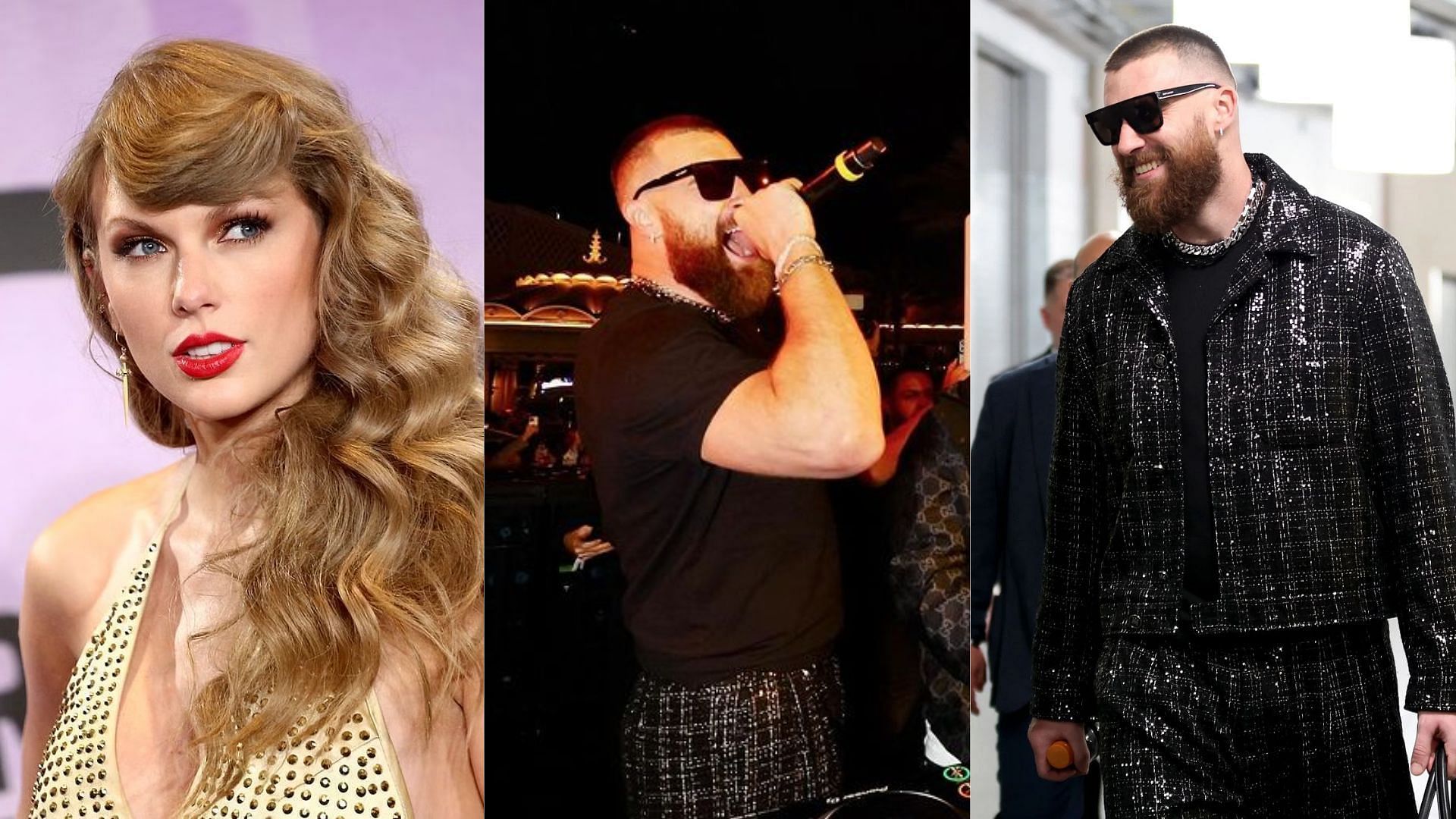 Fans react to Travis Kelce partying with women and champagne in Las Vegas after Australia date with Taylor Swift