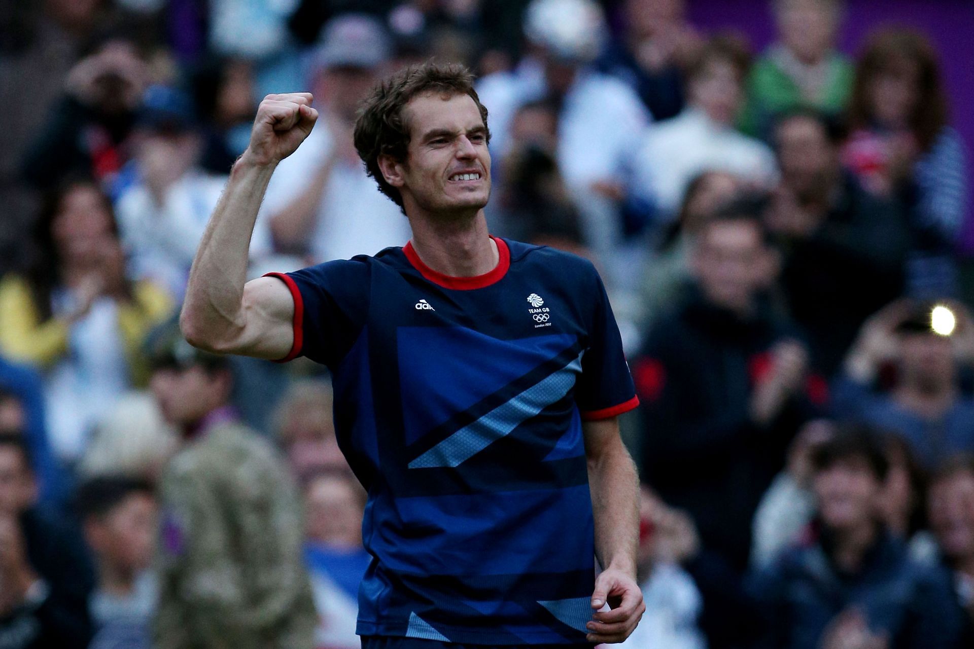 Murray pictured at the 2012 London Olympics
