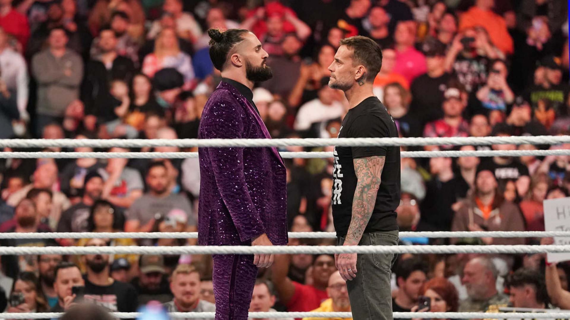 Rollins and Punk were headed for a showdown at WrestleMania 40.