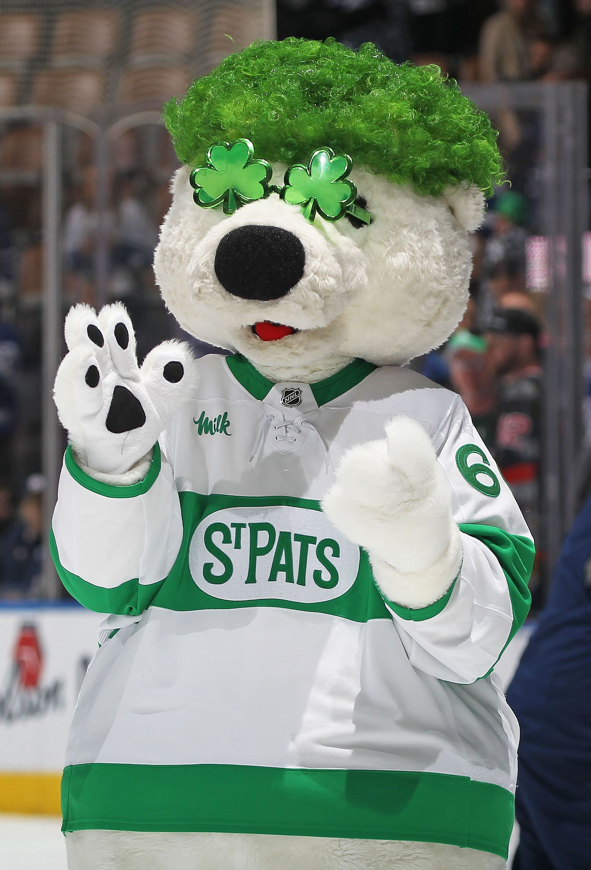 Toronto Maple Leafs mascot Carlton The Bear