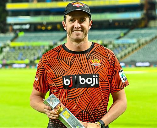 Daniel Worrall won the PoTM against Joburg Super Kings (PC: X/SunrisersEC)