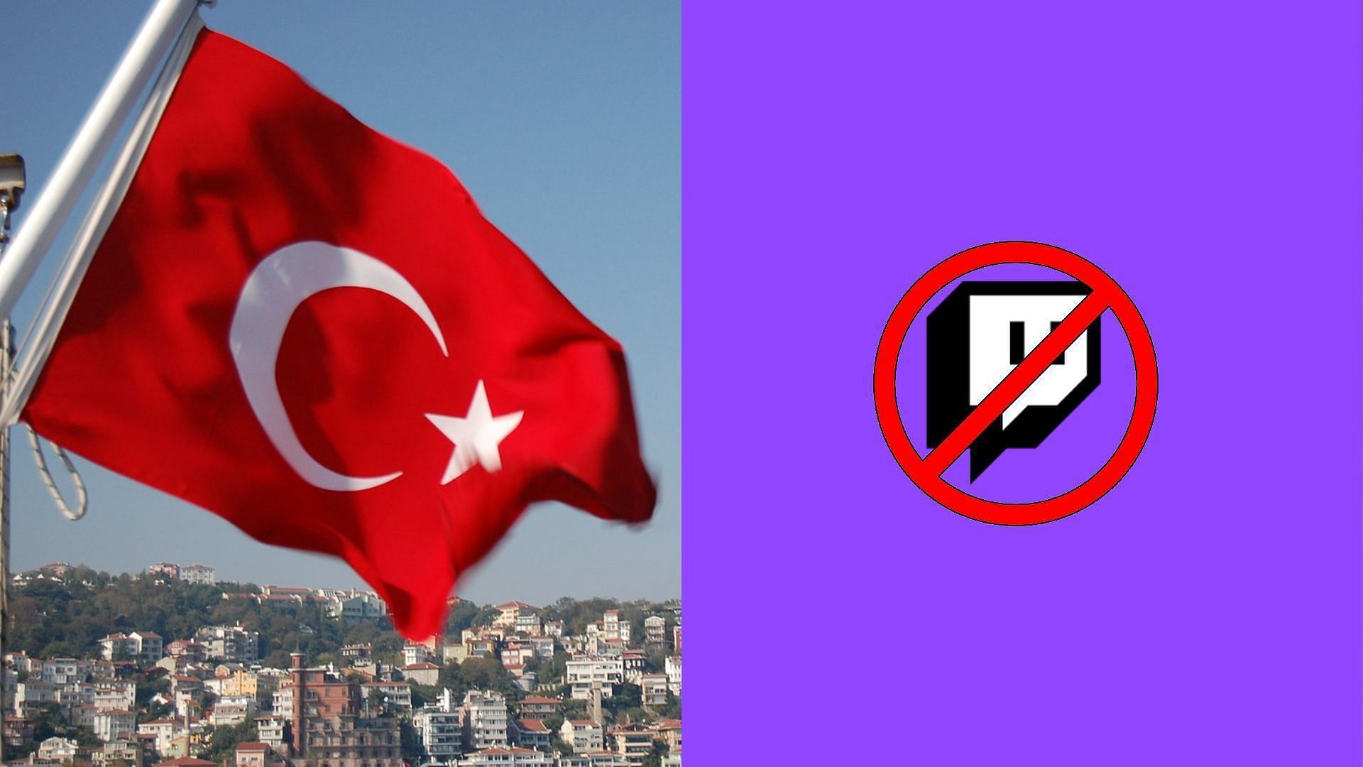 Turkey adds Twitch to their ban list (Image via KLMircea/Wikemedia Commons, Twitch.tv)