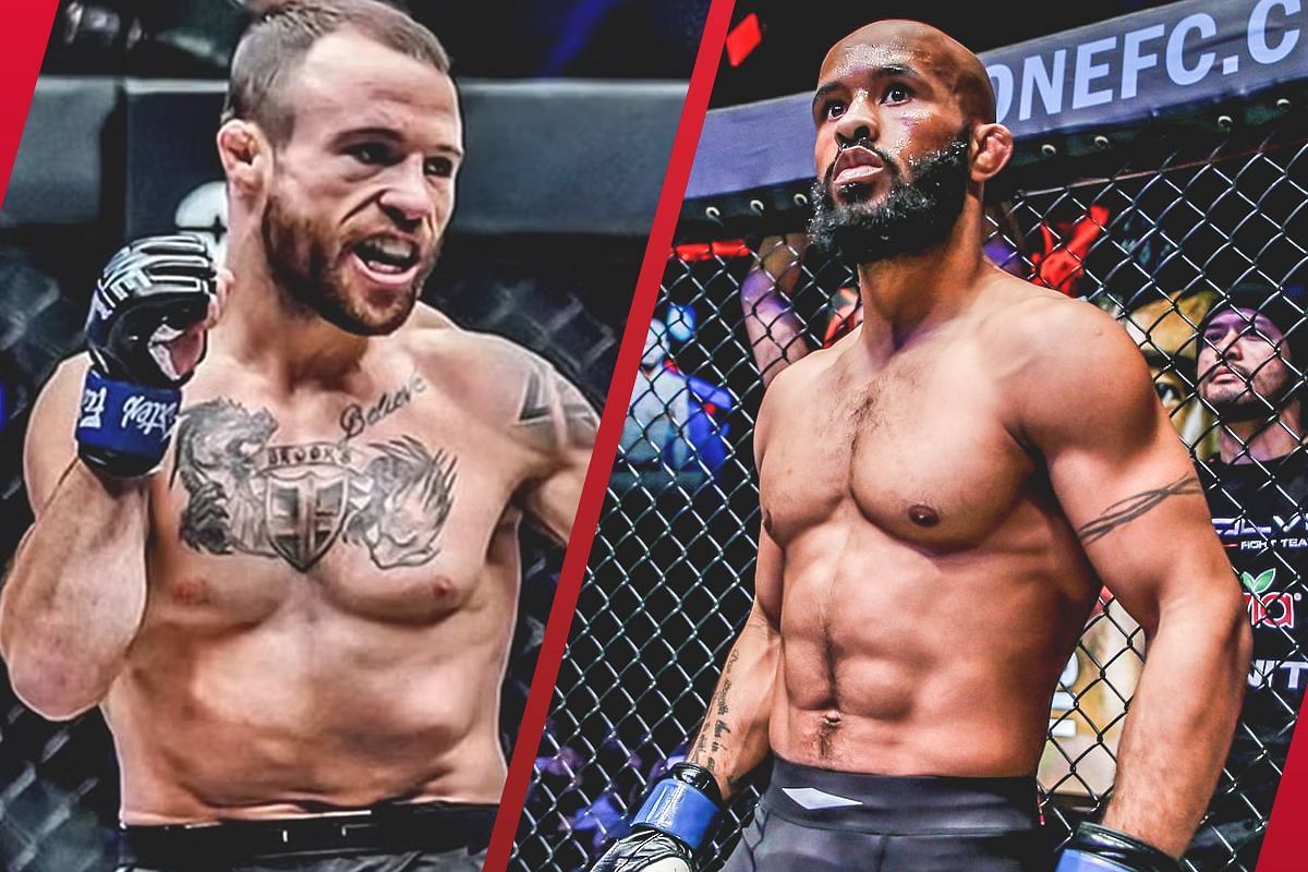 Jarred Brooks (L) and Demetrious Johnson (R) | Image by ONE Championship