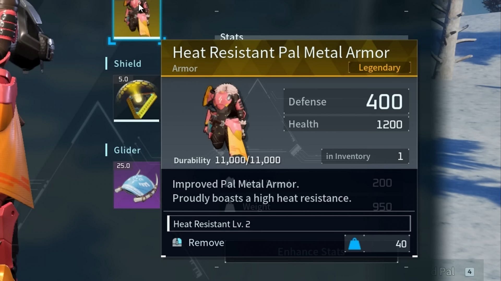 Heat Resistant Armor (Image via Pocket Pair Inc)