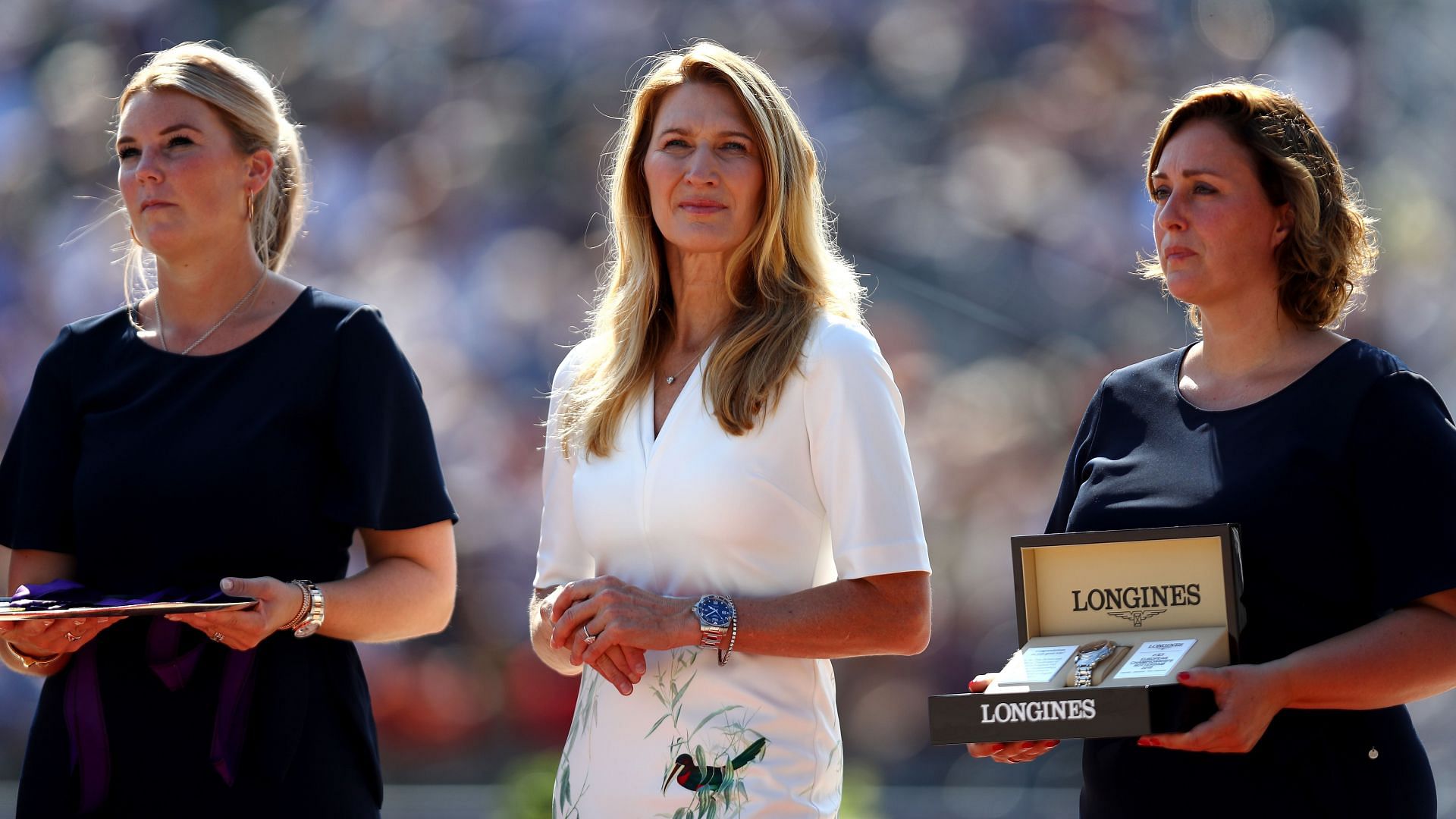Steffi Graf pictured at the 2019 FEI European Championships In Rotterdam