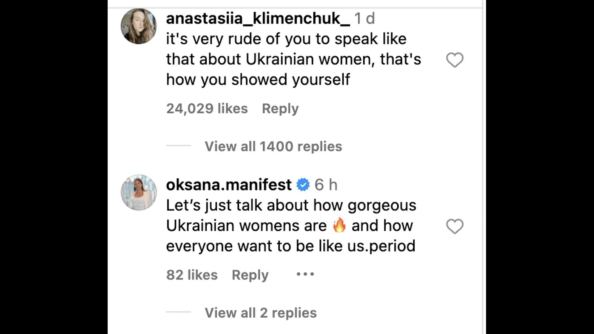 Social media users bashed Fox for using Ukrainian reference in a demeaning way in her caption on Instagram (Image via @meganfox/ Instagram)