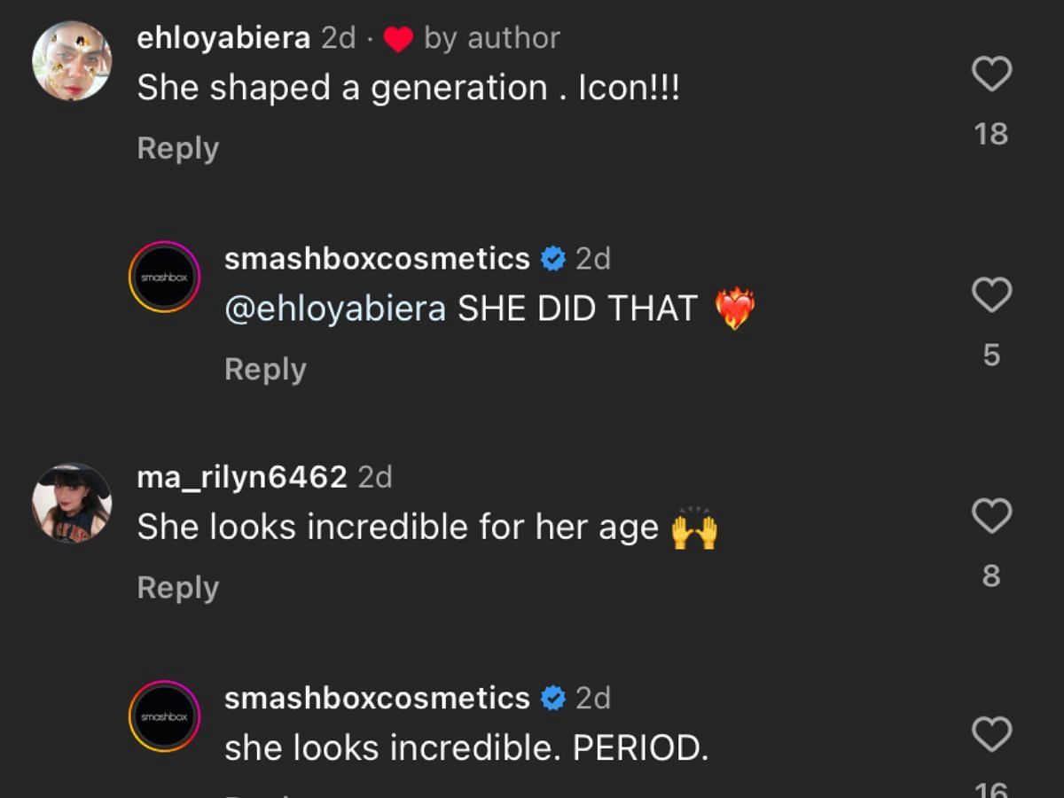 Fans praise Pamela&rsquo;s Smashbox collab (Image via Instagram/ smashboxcosmetics)