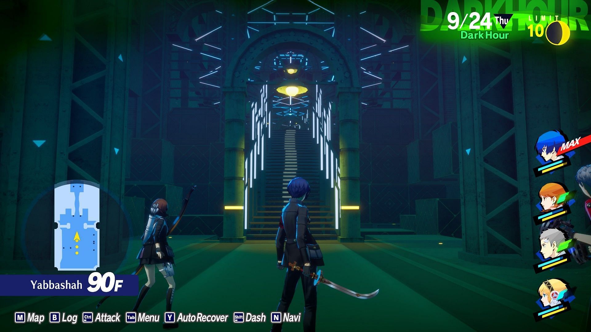 On the 90th floor, Tome of Atrophy and Deviant Convict in Persona 3 Reload can be fought (Image via Atlus)