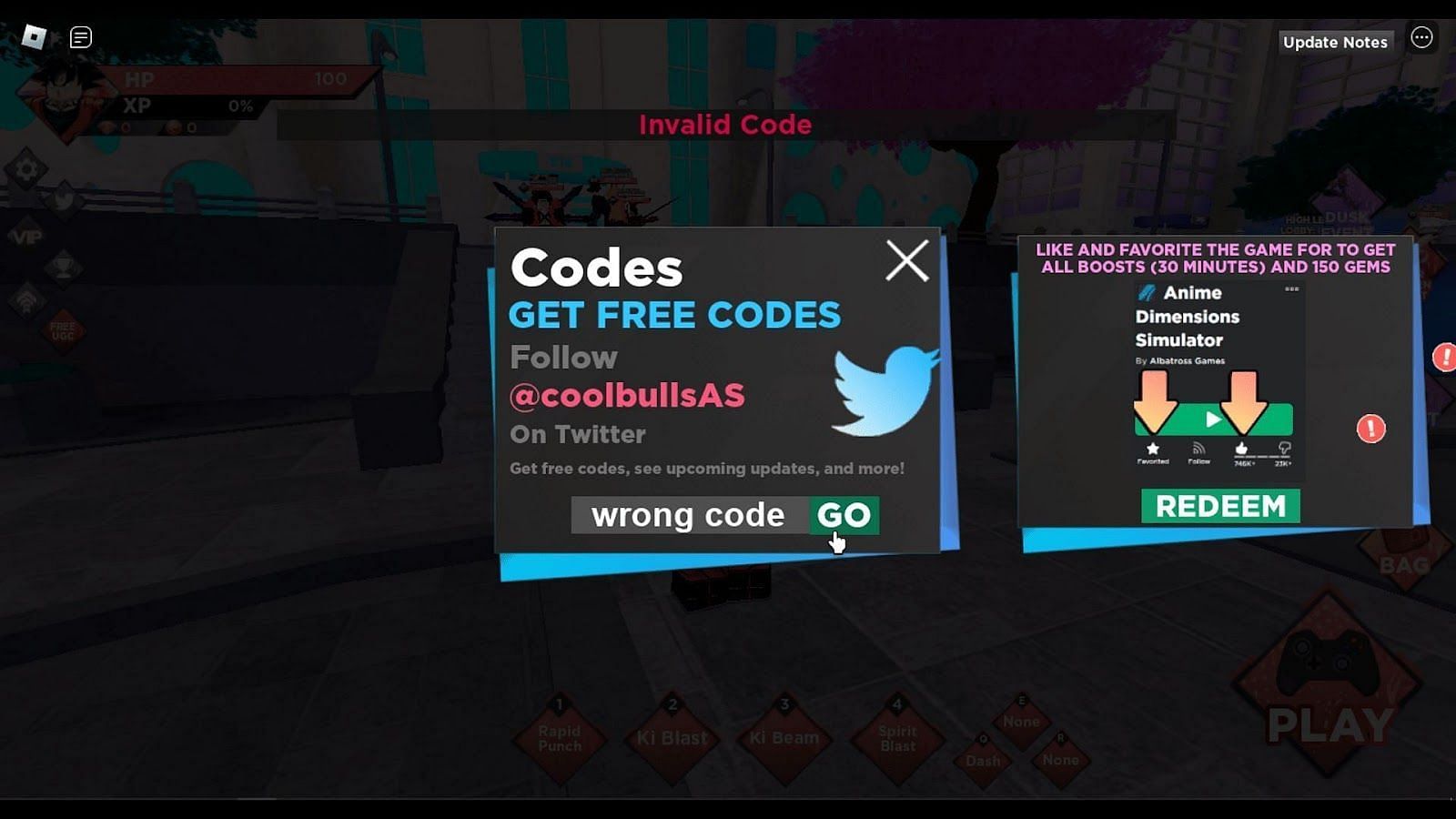 Here&#039;s how you can troubleshoot codes in Anime Dimensions (Roblox || Sportskeeda)