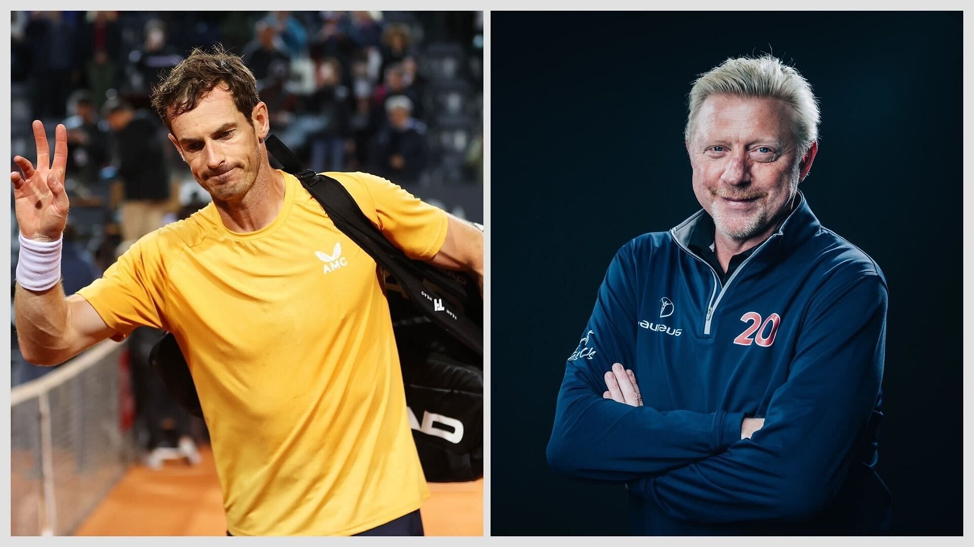 Andy Murray shared his idea of watching Boris Becker against current top players