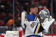 Jordan Binnington of the NHL's St Louis Blues