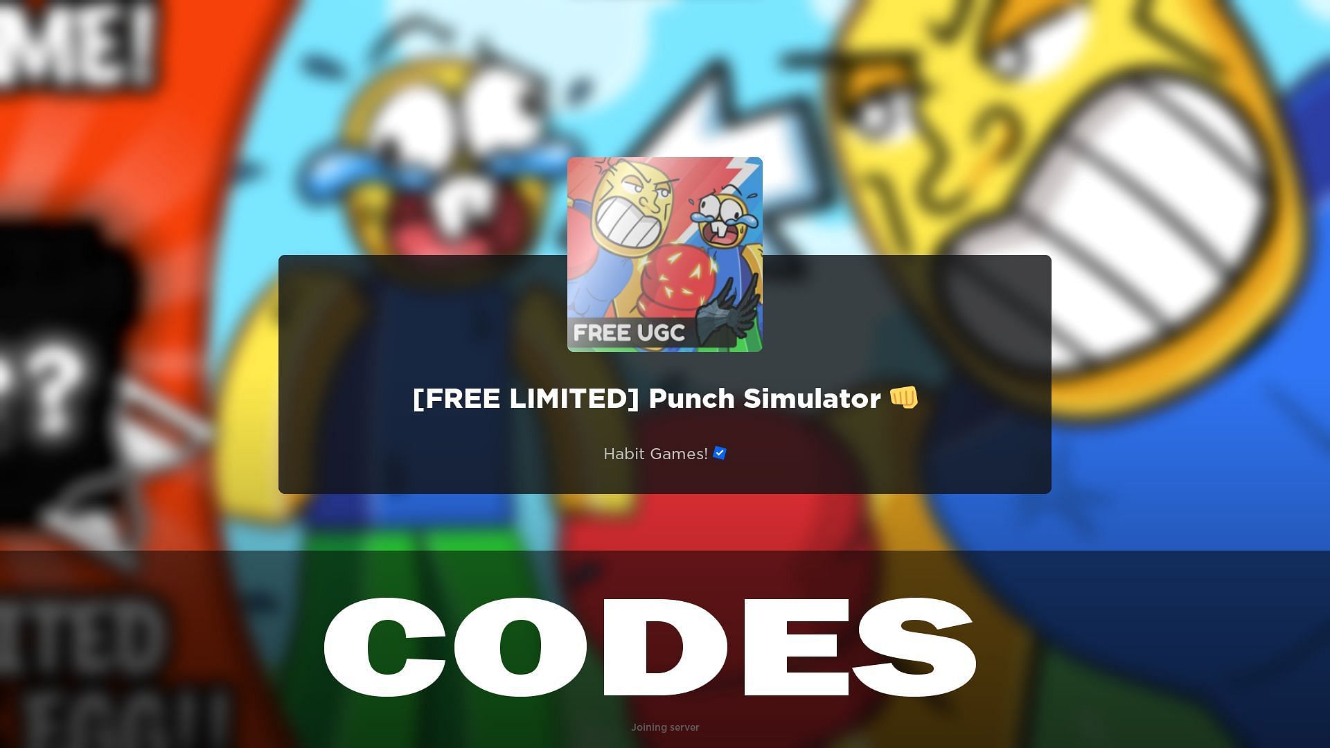 Punch Simulator codes