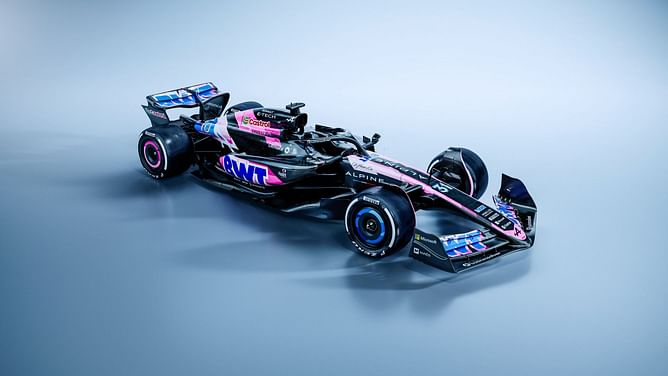 "Alpine 'here's the pink livery' reveals a second black car": Fans have an underwhelming reaction to the French team's livery